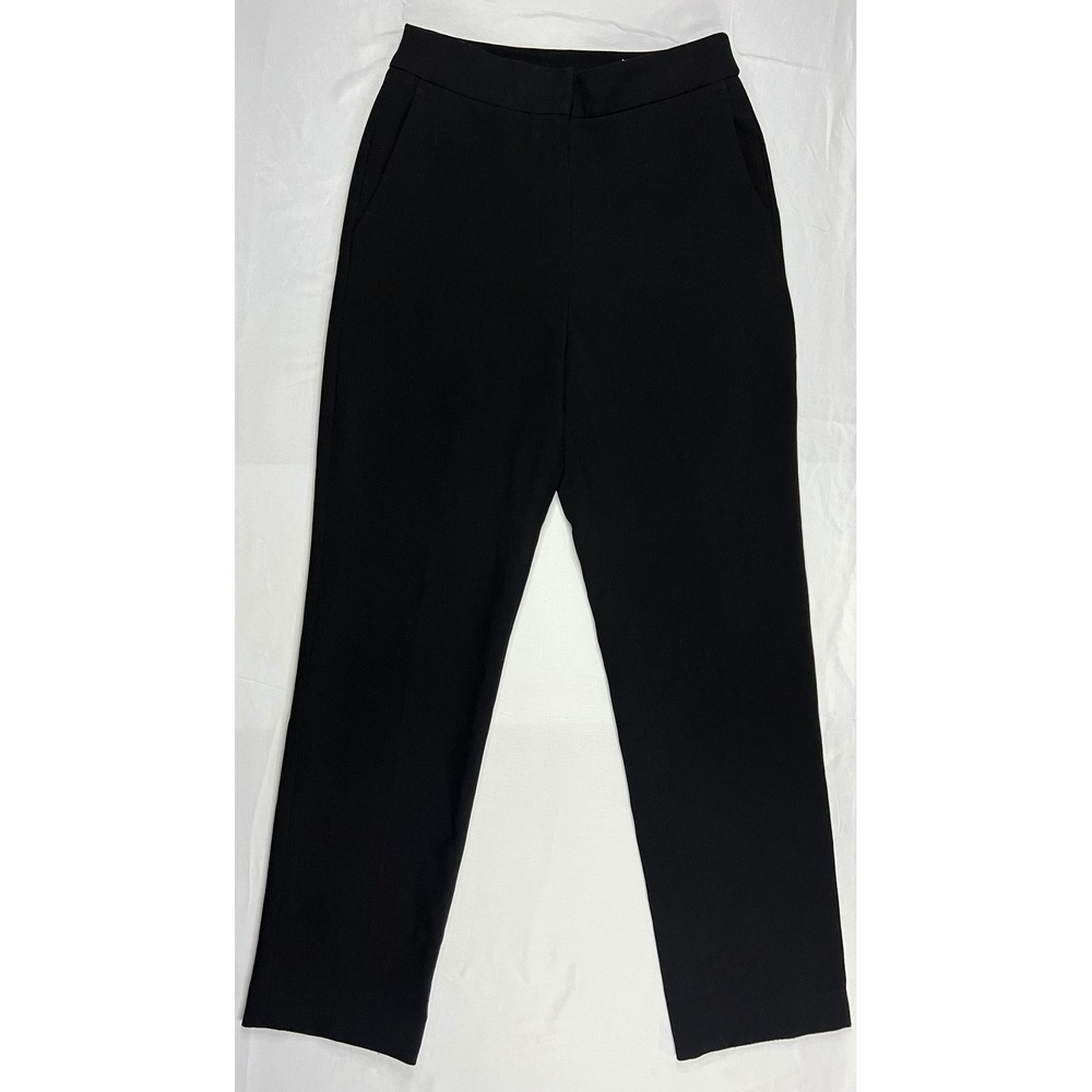 EUNE Black Straight Leg Dress Pants Made in Korea Size 44L (Size 0-2 US Size)